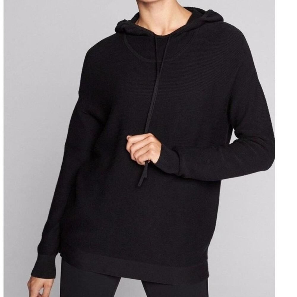 Athleta DayBreak Hooded CYA ribbed knit sweater hoodie oversized soft cozy